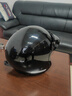 LS2復古巡航頭盔摩托車(chē)頭盔夏季男女半盔機車(chē)美式摩托頭盔of599 亮黑【送復古四件套】 XL (建議57-58頭圍） 曬單實(shí)拍圖