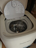 榮事達（Royalstar）全自動(dòng)洗烘一體迷你內衣褲懶人小型波輪洗衣機母嬰洗襪子機高溫煮洗殺菌以舊換新國家政府補貼15% 【蛋可白新升級藍光款】不銹鋼內桶波輪+脫水更出色 曬單實(shí)拍圖