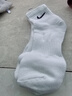 耐克（NIKE）男襪女襪 26新款訓練透氣短中長(cháng)襪快干休閑跑步健身運動(dòng)nike襪子 熱推/簡(jiǎn)約經(jīng)典白色/三雙裝/中襪 L/26-28厘米/42-46碼 曬單實(shí)拍圖