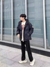 NASAGOOD官方男裝潮牌聯(lián)名加厚羽絨服男連帽潮流保暖情侶外套冬季休閑衣服 白色 XL 曬單實(shí)拍圖