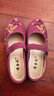 布舍元（BUSHEYUAN）刺繡一字松緊帶中老年媽媽鞋老人鞋老北京布鞋女610-1338 紫色 37 曬單實(shí)拍圖