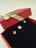 周六?，m瑯桃花古法黃金耳釘女耳飾生日禮物計價(jià)A0913197一對 約1.24g 曬單實(shí)拍圖