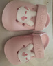 牧童兒童拖鞋夏男寶寶洞洞鞋軟底女童卡通洗澡嬰幼兒家居鞋萌兔粉170 曬單實(shí)拍圖