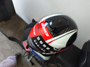 賽羽（SCOYCO）摩托車(chē)騎行頭盔碳纖維巡航拉力盔3C認證男女風(fēng)刃【黑白紅】新款 曬單實(shí)拍圖