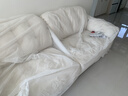 全友家居現代簡(jiǎn)約云浪沙發(fā)客廳可拆洗布藝沙發(fā)小戶(hù)型2025新款直排沙發(fā) 【京倉閃發(fā) | 舒享款 | A類(lèi)10防雪尼爾】云朵白 2.7米 曬單實(shí)拍圖