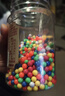 6mm塑料彈實(shí)心珠圓心球擺地攤玩具槍彈小黃豆道具DIY彩色珠子硬彈 6mm實(shí)心無(wú)孔【約2000?！炕焐?曬單實(shí)拍圖