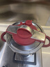 膳魔師高壓鍋壓力鍋單手開(kāi)合安全防爆304不銹鋼灶具通用年會(huì )禮品送禮 勃艮第紅-黃金容量+蒸屜 22cm 6L 曬單實(shí)拍圖