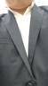 羅蒙男士西服套裝商務(wù)職業(yè)正裝小西裝結婚新郎上班春秋季修身外套 黑色（單件西服） 4XL 曬單實(shí)拍圖
