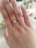 舒弗正品D色莫桑石戒指女純銀一克拉鉆戒結(jié)婚仿真婚戒求婚送女友520 雪花鉆戒(50分) 閉口15號(hào)(指圍55mm) 曬單實(shí)拍圖