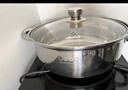 Debo德鉑凱奇304不銹鋼鍋湯鍋電磁爐燃氣通用鍋26cm 曬單實(shí)拍圖