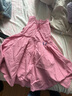 嘟嘟家女童純棉連衣裙夏季女寶背心裙夏裝小蝴蝶設計兒童可愛(ài)公主裙子潮 粉色 110 曬單實(shí)拍圖