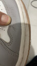 Jordan男休閑鞋喬丹象牙灰配色AJ1 JORDAN 1運動(dòng)鞋553558-169灰白42 曬單實(shí)拍圖