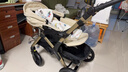 cam IL MONDO DEL BAMBINO意大利原裝進(jìn)口嬰兒車(chē)雙向高景觀(guān)0-3歲折疊可坐可躺四輪減震推車(chē) Dinamico stroller col991 尊享版 奶米杏 意大利原裝進(jìn)口嬰兒推車(chē) 曬單實(shí)拍圖