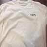 馬克華菲（MARK FAIRWHALE）短袖男士夏季潮牌休閑短袖T恤男寬松重磅220g純棉男裝 麻灰色 XL 曬單實(shí)拍圖