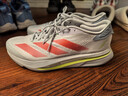 adidas二代閃充跑鞋 ADIZERO SL2超輕緩震馬拉松體測跑鞋阿迪達斯 淺灰/亮紅/亮檸檬黃   42 曬單實(shí)拍圖
