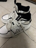 卡帕（Kappa）男鞋高幫板鞋子男春季新款厚底潮流運動(dòng)鞋休閑小白鞋 經(jīng)典白 42 曬單實(shí)拍圖