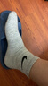DOTSWOOSH-耐克（NIKE）襪子中筒長(cháng)筒短筒秋冬款純棉防臭全棉襪 1黑1白1灰 L(適合41-46鞋碼) 曬單實(shí)拍圖