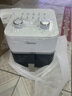 美的（Midea）空氣炸鍋 大容量可視化免翻面蒸汽嫩炸雙旋鈕控溫控時(shí)多功能無(wú)油煙智能電炸鍋大功率 【高顏值小白方】 4.5L 免翻面KZE45T87 曬單實(shí)拍圖