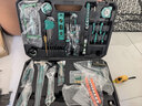 綠林34件21V沖擊鋰電鉆套裝多功能家用工具箱五金電工專(zhuān)用維修套裝 曬單實(shí)拍圖