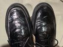 百麗通勤商務(wù)皮鞋男牛皮褶皺增高休閑鞋A1373AM4 黑色-單里 41 曬單實(shí)拍圖