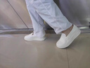 回力（Warrior）官方護士鞋女款軟底舒適一腳蹬單鞋醫護專(zhuān)用鞋小白鞋子女 白色 38 曬單實(shí)拍圖