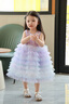 G.duck小黃鴨公主裙女童連衣裙春秋裝兒童tutu裙子夏季女孩背心裙紗裙 紫色 90 90碼建議80-90cm1歲半-2歲 曬單實(shí)拍圖
