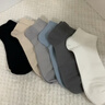 貓人【100%純棉襪6雙】男士襪子男夏季抑菌防臭短襪吸汗運動(dòng)男無(wú)骨襪 曬單實(shí)拍圖