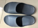 京東京造【3.5cm踩屎感】eva厚底拖鞋男士防臭休閑涼拖鞋 碳灰 42-43 曬單實(shí)拍圖