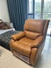 芝華仕（CHEERS）頭等艙智能椅皮單椅電動(dòng)躺搖懶人椅單人沙發(fā)芝華士明星椅K621橙 曬單實(shí)拍圖