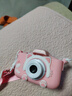 活石（LIVING STONES）兒童相機照相機7-14歲3-6高清數碼拍照玩具女孩生日禮物12歲 粉128G丨9600w雙攝+全包硅膠+禮盒 學(xué)生迷你相機新年禮物兒童節給女生 曬單實(shí)拍圖