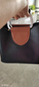 PU軟皮質(zhì)感手提包新款時(shí)尚女包小眾設計時(shí)尚單肩挎包大容量托特包 黑色 曬單實(shí)拍圖