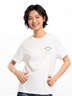 美特斯邦威短袖女夏季新款潮流簡(jiǎn)約寬松百搭圓領(lǐng)撞色水果印花T恤 雪白色 S 155/80A 曬單實(shí)拍圖