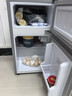 日普（RIPU）小冰箱迷你小型雙門(mén)家用一級能效宿舍出租房辦公室節能省電冷藏冷凍電冰箱 【年銷(xiāo)百萬(wàn)】58升銀色【小巧不占地】 曬單實(shí)拍圖