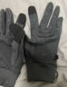 駱駝（CAMEL） 騎行手套男秋冬季戶(hù)外摩托車(chē)觸屏登山手套女哈爾濱旅游保暖裝備 【升級防滑】墨黑，1T32264472 M 曬單實(shí)拍圖