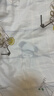 富安娜兒童100%純棉棉花被子春秋棉被芯冬厚被褥墊被床品 四季被【40S純棉印花】懶懶 203x229cm 曬單實(shí)拍圖