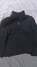 凡客誠品（VANCL）毛衫男秋冬季新款半拉鏈絞花針織衫男士百搭寬松毛衣 黑色 3XL 曬單實(shí)拍圖