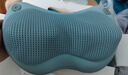 一維生活（EASEWELL）頸椎按摩器肩頸躺平按摩枕頭頸部肩頸背部按摩靠墊車(chē)載電動(dòng)腰部按摩儀按脖子全身生日禮物 藍色 插電款 曬單實(shí)拍圖