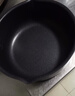 NITORI宜得利家居 家用煮泡面鍋牛奶鍋一人日式小鍋煤氣不粘雪平鍋 黑色 20cm 20cm 曬單實(shí)拍圖