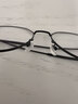 明月鏡片 防藍光輻射眼鏡平光鏡架男女防護目眼睛可配近視眼鏡 36055 鏡框+0度明月防藍光鏡片 曬單實(shí)拍圖