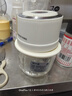 炊大皇電動(dòng)打蒜器小型絞肉機搗蒜器6葉刀片玻璃杯蒜泥神器輔食攪碎 曬單實(shí)拍圖