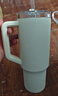 小米吸管保溫杯 大容量冰霸杯 巨無(wú)霸水杯 316L不銹鋼保冷杯 1L杏仁白 曬單實(shí)拍圖