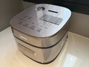 美的（Midea）【政府補貼】電飯煲0涂層風(fēng)動(dòng)稻香4升4-5人無(wú)涂層 IH加熱不銹鋼內膽家用多功能電飯鍋MB-HS453S 曬單實(shí)拍圖