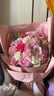 初朵21朵玫瑰康乃馨永生香皂花束生日禮物母親節同城配送媽媽非鮮花 曬單實(shí)拍圖