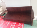 小木窩沙發(fā) 宋氏美學(xué)實(shí)木沙發(fā)客廳2026新款小戶(hù)型沙發(fā)組合黑胡桃木 直排三人位 組合 曬單實(shí)拍圖