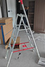杜邦（DU PONT）【第2代小云梯】梯子家用人字伸縮梯折疊鋁合金梯一合即收5步 曬單實(shí)拍圖