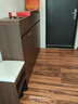 凡睿實(shí)木鞋柜門(mén)口入戶(hù)柜 家用中古風(fēng)大容量鞋架玄關(guān)柜多層靠墻鞋柜 【帶換鞋凳丨層板可調】胡桃1.6m鞋柜+換鞋凳 曬單實(shí)拍圖