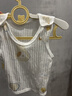 童泰（TONGTAI）寶寶半背背心夏季薄款純棉兒童護肚馬甲男童女童打底內衣藍色52cm 曬單實(shí)拍圖