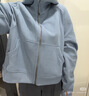 lululemon丨Scuba 女士超寬松款拉鏈連帽衫 LW3IG5S 蓮紫 XS /S 曬單實(shí)拍圖