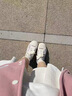 回力半拖鞋女2026新款春季包頭外穿小香風(fēng)一腳蹬懶人休閑厚底帆布鞋女 粉色【半托】 36 曬單實(shí)拍圖