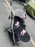 酷貝樂(lè )（coballe）嬰兒車(chē)0-3歲用折疊可坐可躺減震遛娃神器輕便溜娃新生兒寶寶推車(chē) 珀爾里粉(輕巧便攜+全罩遮陽(yáng)) 曬單實(shí)拍圖